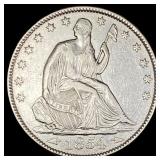 1854-O Silver Half Dollar (Seated Liberty) CLOSELY