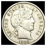 1905 Barber Dime CLOSELY UNCIRCULATED