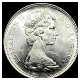 1966 Silver Canadian Dollar UNCIRCULATED