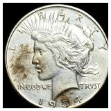 1934 Silver Peace Dollar CLOSELY UNCIRCULATED