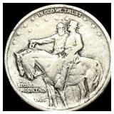 1925 Silver Stone Mountain Half Dollar HIGH GRADE