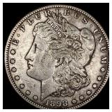 1898-S Silver Morgan Dollar NEARLY UNCIRCULATED