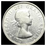 1955 Canada Silver 50 Cents UNCIRCULATED