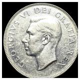 1949 Canada Silver 50 Cents UNCIRCULATED