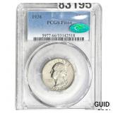 1938 CAC Washington Silver Quarter PCGS PR66