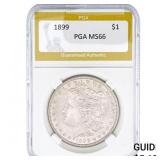 1899 Morgan Silver Dollar PGA MS66