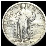 1917-S Silver Standing Liberty Quarter NEARLY UNCI