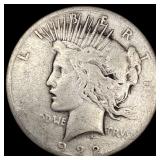 1922-S Silver Peace Dollar NICELY CIRCULATED