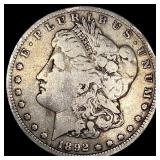 1892-S Silver Morgan Dollar LIGHTLY CIRCULATED