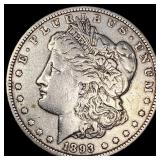 1893 Morgan Silver Dollar ABOUT UNCIRCULATED