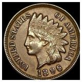 1896 Indian Head Cent CLOSELY UNCIRCULATED