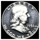 1956 Silver Half Dollar Franklin NICELY CIRCULATED