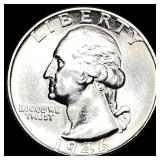 1946 Silver Washington Quarter UNCIRCULATED