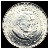 1952 Silver Half Dollar Booker T. Washington-Carve