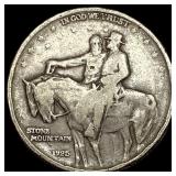 1925 Silver Stone Mountain Half Dollar HIGH GRADE