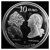 2025 Spain Silver 10 Euro Revolutionary War CHOICE