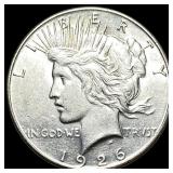 1926-S Silver Peace Dollar CLOSELY UNCIRCULATED