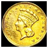 1856 Gold $1 Indian Head Type 3 HIGH GRADE