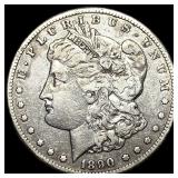 1890-CC Silver Morgan Dollar ABOUT UNCIRCULATED