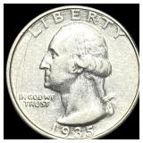 1935-D Silver Washington Quarter HIGH GRADE