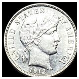 1912-S Silver Barber Dime UNCIRCULATED