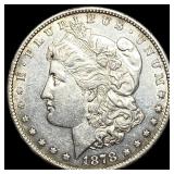 1878-S Silver Morgan Dollar CLOSELY UNCIRCULATED