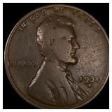 1931-S Lincoln Wheat Cent LIGHTLY CIRCULATED