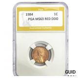 1984 Lincoln Memorial Cent PGA MS63 RED DDO