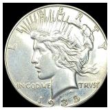 1935-S Silver Peace Dollar CLOSELY UNCIRCULATED