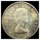 1964 Canada Silver Dollar Charlottetown. UNCIRCULA