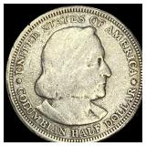1893 Silver Columbian Half Dollar NICELY CIRCULATE