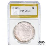 1879 Morgan Silver Dollar PGA MS64+