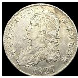 1827 Capped Bust Half Dollar NEARLY UNCIRCULATED