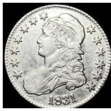 1831 Capped Bust Half Dollar NEARLY UNCIRCULATED