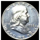 1952 Franklin Silver Half Dollar GEM PROOF