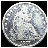 1875 Silver Half Dollar (Seated Liberty) HIGH GRAD