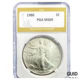 1986 Silver Eagle PGA MS69