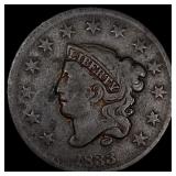 1833 Coronet Head Large Cent LIGHTLY CIRCULATED