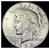 1935-S Silver Peace Dollar CLOSELY UNCIRCULATED