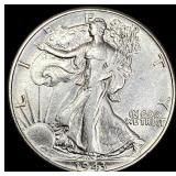 1943 Silver Half Dollar (Walking Liberty) CLOSELY