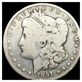 1891-CC Silver Morgan Dollar NICELY CIRCULATED