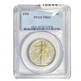 1941 Walking Liberty Half Dollar PCGS PR66