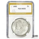 1900 Morgan Silver Dollar PGA MS65