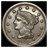 1857 Copper-Nickel Flying Eagle Cent CLOSELY UNCIR