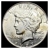 1927-S Silver Peace Dollar CLOSELY UNCIRCULATED