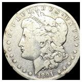 1891-CC Silver Morgan Dollar NICELY CIRCULATED