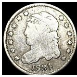 1834 Capped Bust Silver 5 Cents NICELY CIRCULATED