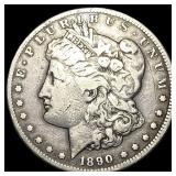 1890-CC Silver Morgan Dollar LIGHTLY CIRCULATED
