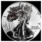 2021-W Silver American Eagle Reverse Proof $1 GEM