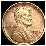1918-D Lincoln Wheat Cent CLOSELY UNCIRCULATED